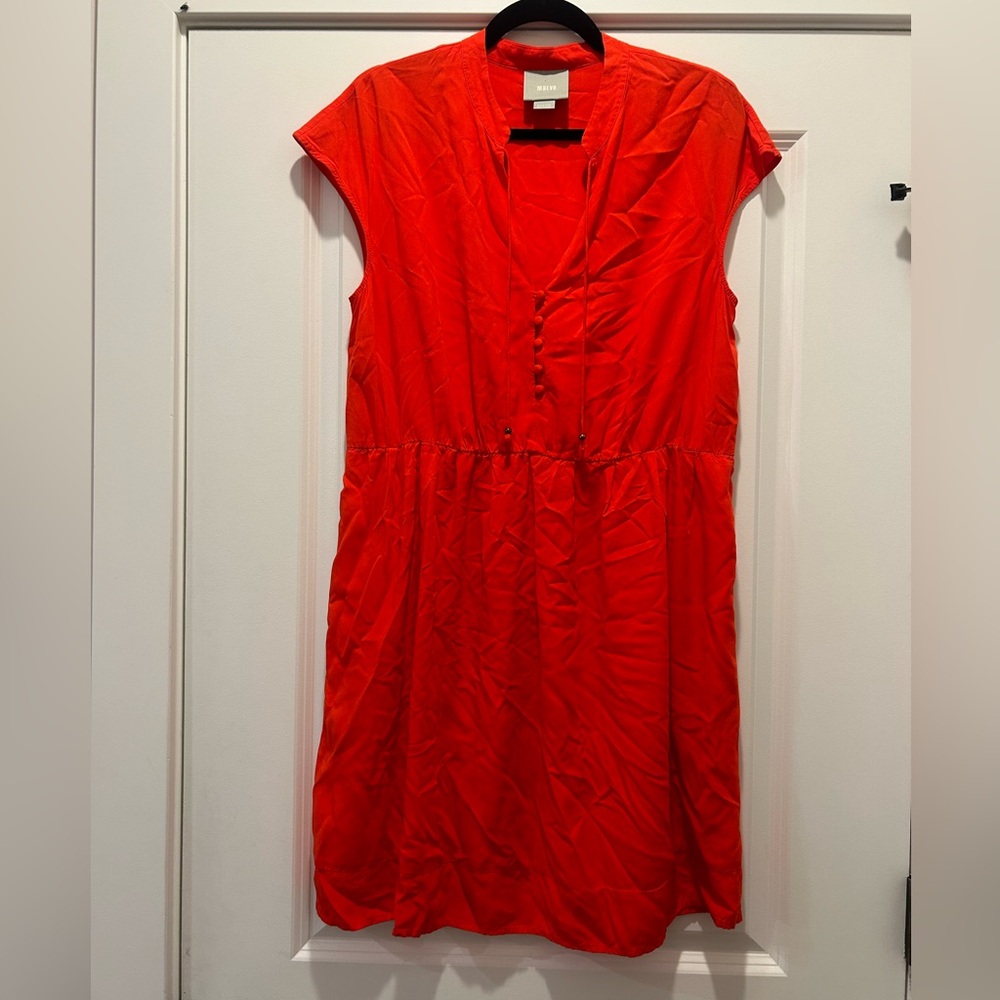 Anthropologie Maeve Red Dress Size Medium